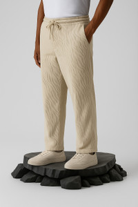 JACKBELLA Regular Fit Men Beige Trousers