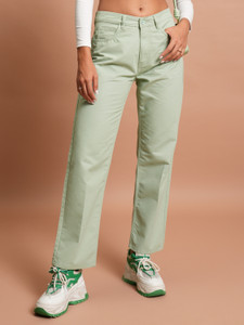 Tokyo Talkies Regular Fit Women Grey Trousers