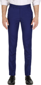 JAYCAP Slim Fit Men Blue Trousers