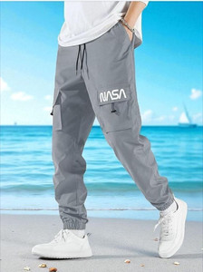 THE PVR CLOTHING Slim Fit Men Grey Trousers