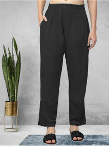 BARB Comfort Fit Women Black Trousers