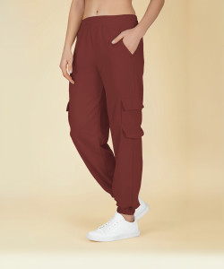 Kintu Parantu Regular Fit Women Brown Trousers