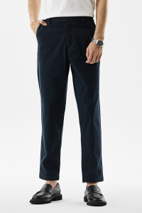 Snitch Slim Fit Men Dark Blue Trousers