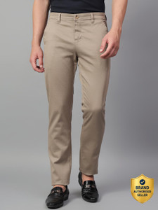 CANTABIL Regular Fit Men Brown Trousers