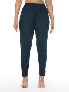 FLY CUTE Regular Fit Women Blue Trousers