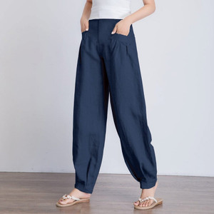 simran collections Relaxed Women Dark Blue Trousers