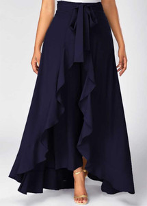 aaliya fashion Flared Women Blue Trousers