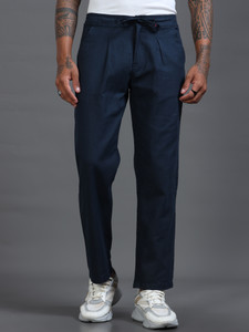 Roadster Relaxed Men Blue Trousers