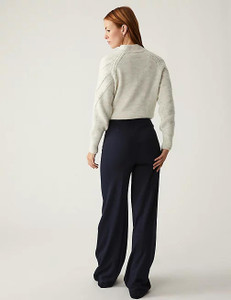 MARKS & SPENCER Regular Fit Women Blue Trousers