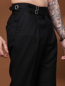 VASTRANU Flared Black Men Trousers - Image 6