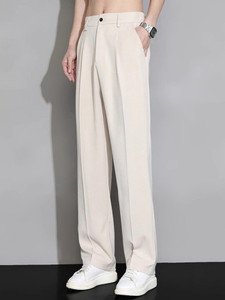 RAZAA FASHION Straight Fit Men Beige Trousers