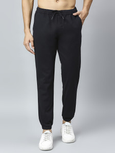 PROVOGUE Slim Fit Men Black Trousers