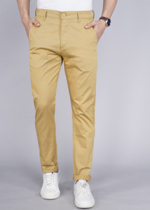 LEVI'S 512 Slim Fit Men Beige Trousers