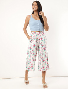 MARKS & SPENCER Relaxed Women Pink Trousers