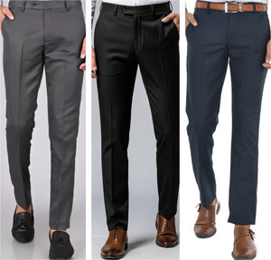 Macberrys Multicolor Men Trousers Pack of 3 - Image 5
