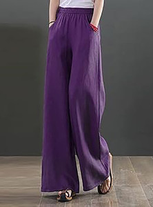 KOTTY Relaxed Women Purple Trousers