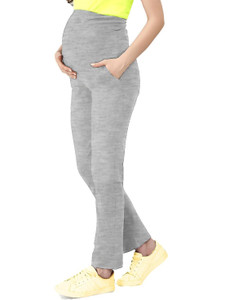 Lenam Regular Fit Women Grey Trousers