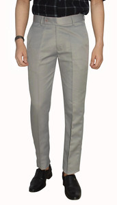 Kundan Regular Fit Men Cream Trousers