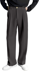 FTX Relaxed Men Brown Trousers