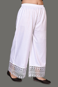 SBgarments Straight Fit Women White Trousers