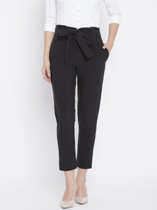 Zastraa Relaxed Women Black, Black Trousers