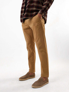 Dennis Lingo Slim Fit Men Khaki Trousers