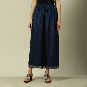 RANGRITI Regular Fit Women Blue Trousers