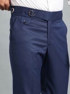 VASTRANU Regular Fit Men Light Blue Trousers