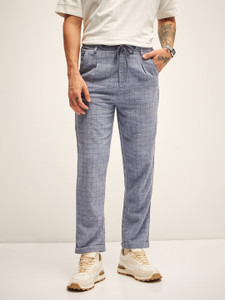THE BEAR HOUSE Regular Fit Men Blue Trousers