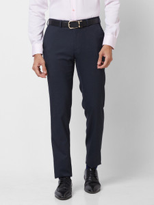 Raymond Slim Fit Men Dark Blue Trousers