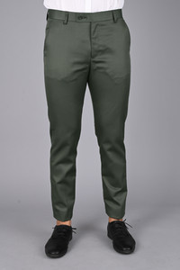 MANCREW Regular Fit Men Dark Green Trousers