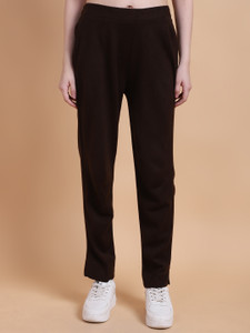 vesture Relaxed Women Brown Trousers