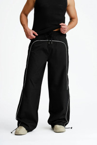 LEXREX Regular Fit Men Black Trousers