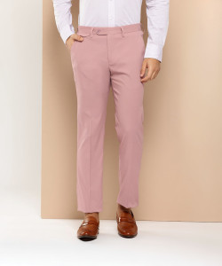 INVICTUS Slim Fit Men Red Trousers