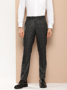 INVICTUS Slim Fit Men Black Trousers