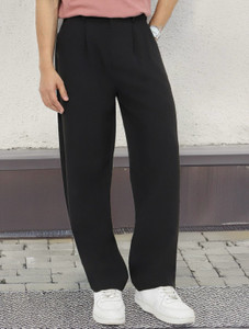 ARBIA FUNKI Loose Fit Men Black Trousers