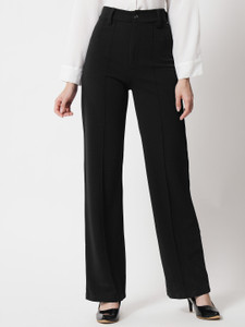 Dream Beauty Fashion Regular Fit Women Black Trousers