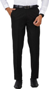 McHenry Regular Fit Men Black Trousers