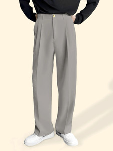 FTX Relaxed Men Grey Trousers