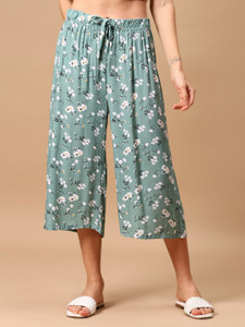 V-MART Regular Fit Women Light Green Trousers