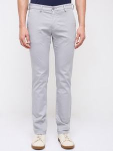 KILLER Slim Fit Men Grey Trousers