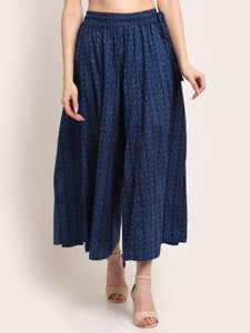 TAG-7 Flared Women Dark Blue Trousers