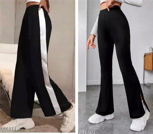 kronmenien Regular Fit Women Black Trousers