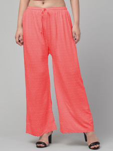 FamBee Relaxed Women Purple Trousers