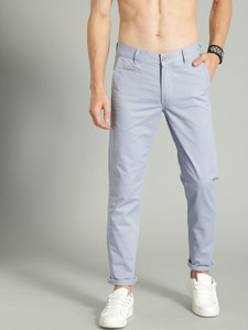 Roadster Men Light Blue Trousers - Image 6