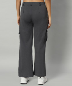 SEASER Regular Fit Women Grey Trousers
