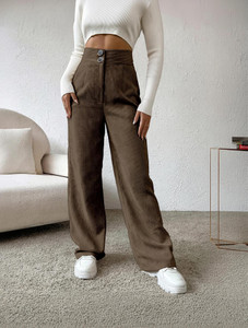 Rajovati Relaxed Women Brown Trousers