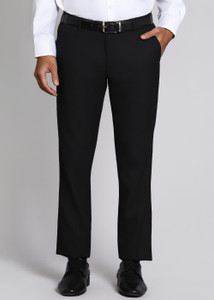 Raymond Slim Fit Men Black Trousers