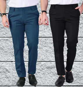 AD & AV Regular Fit Men Multicolor Trousers