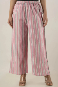 KANCHUK Flared Women Multicolor Trousers